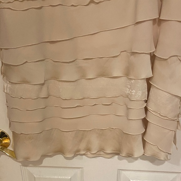 LOFT Cream Sleeveless Dress - Picture 9 of 11